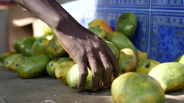 Organic produce in Africa - mango