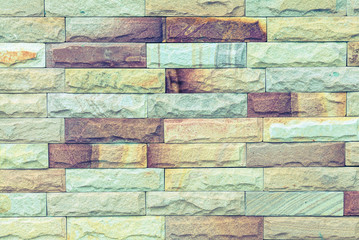 stone wall background processed in vintage style
