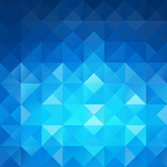 Fototapeta premium Blue Grid Mosaic Background, Creative Design Templates