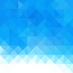 Blue Grid Mosaic Background, Creative Design Templates