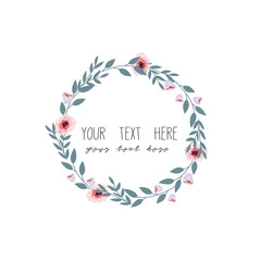 Hand drawn flower set