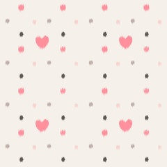 Ikat Seamless Pattern Design for Fabric.