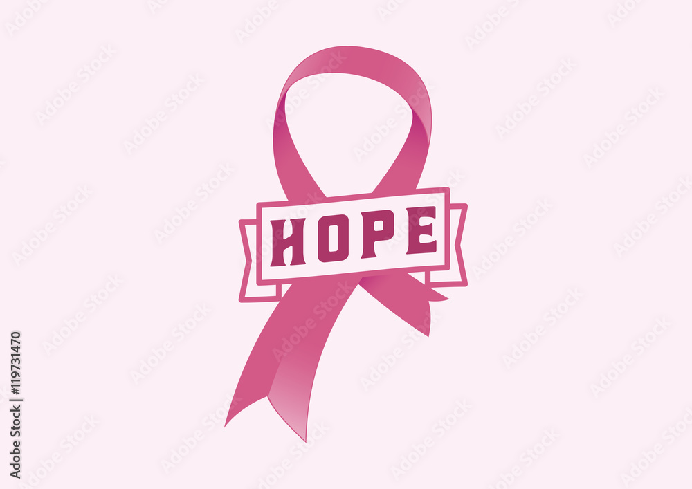 Wall mural hope for cancer patient, survive