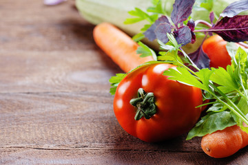 Colorful fresh vegetables