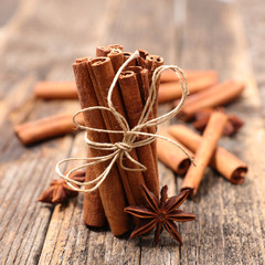 cinammon and star anise