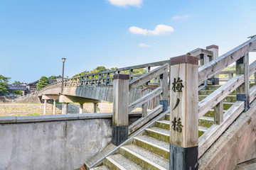古都金沢の風景　浅野川にかかる梅ノ橋