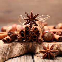 cinammon and star anise