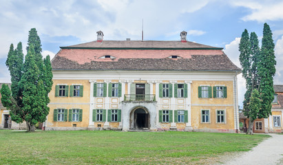Fototapeta na wymiar The old Palace Brukenthal Avrig, Romania
