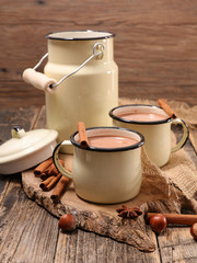 hot milk with cocoa