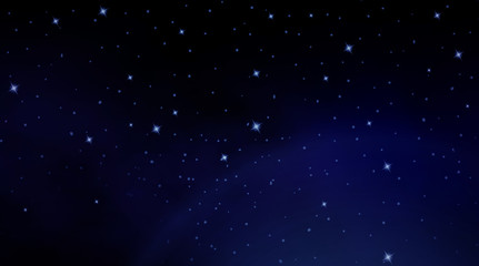  night sky with stars
