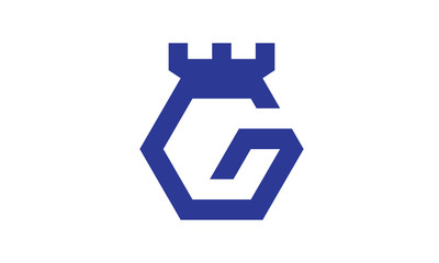 Obraz premium chess letter G Logo 