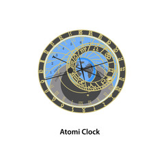 Naklejka premium atomic clock