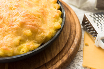 Homemade mac and cheese