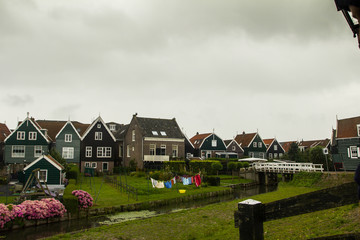 Fototapeta na wymiar Marken town in Holland