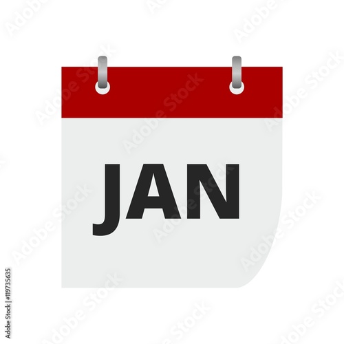 "Calendar sign icon. January month symbol." Imagens e vetores de stock ...