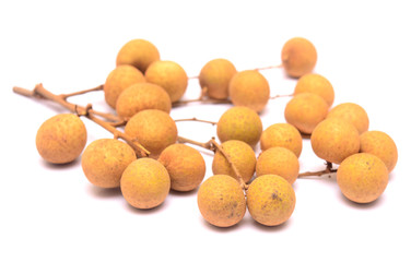 fresh longan on the background