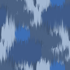 Ikat Seamless Pattern Design for Fabric.
