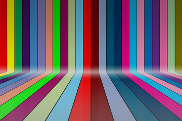 colorful graduating, rainbow line background
