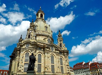 Fototapeta na wymiar Sehenswürdigkeit in Dresden