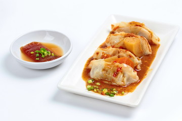 Steamed stuffing flour as 