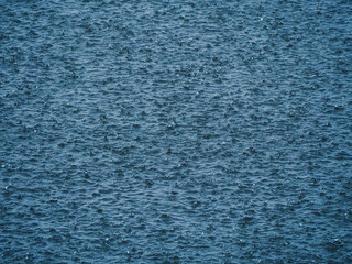 hail on water background