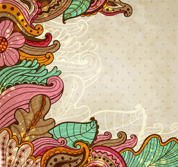 Abstract floral background