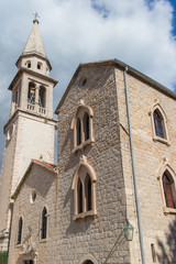 Fototapeta na wymiar Saint John church in the Old Town of Buldva, Montenegro