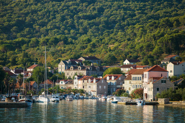 Fototapeta na wymiar Beautiful Zlarin Town in Croatia