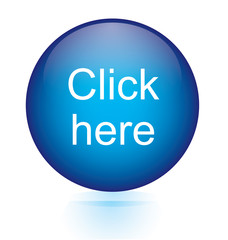 Click here blue circular button
