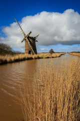 Fototapeta premium Brograve mill windpump