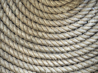 Coiled rope background