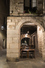 Obraz premium Girona (Catalunya, Spain) by night