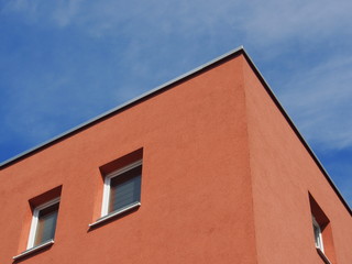 Fototapeta na wymiar Moderner Wohnungsbau in Deutschland (Detail)