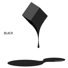 black paint