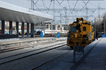 Fototapeta premium Sofia central train station, Bulgaria