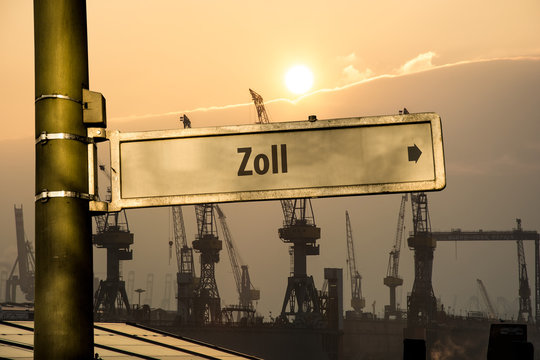 Schild 85 - Zoll
