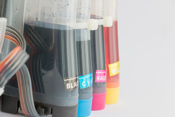 color tank on inkjet printer