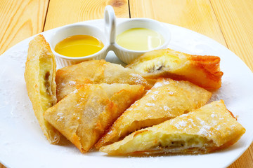 Banana Spring Rolls