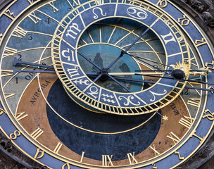 Prague. Astronomical Clock in Old Town, Czech Republic