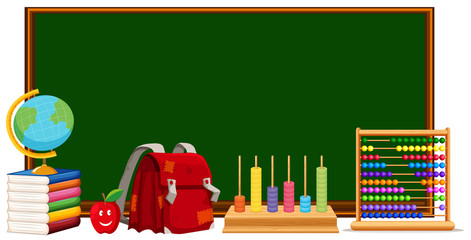 Blackboard and school materials © blueringmedia