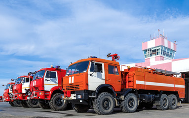 New Russian fire trucks are ready to fight with fire.