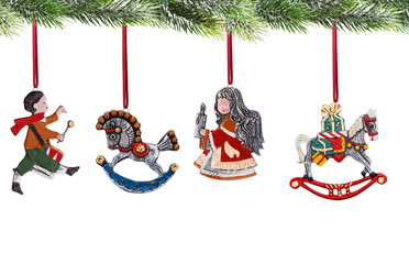 Weihnachtsschmuck aus Zinn