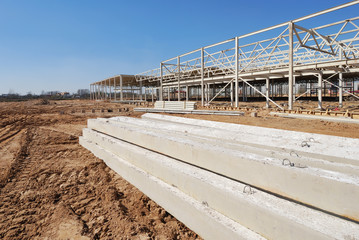 Construction of shopping center
