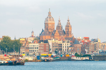 Fototapeta premium Amsterdam. The church of St. Nicholas.