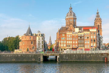 Naklejka premium Amsterdam. The church of St. Nicholas.