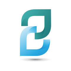 Abstract Letter  z Logo
