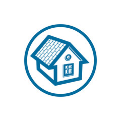 Home vector symbol, estate agency theme, can be used in advertis