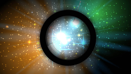 DNA Abstract icon and element collection. Futuristic technology