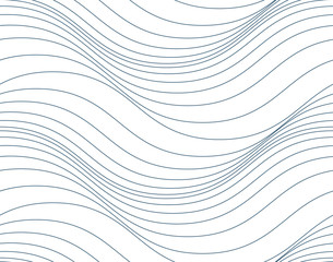Materiał do szycia Vector ornamental continuous background made using undulate line