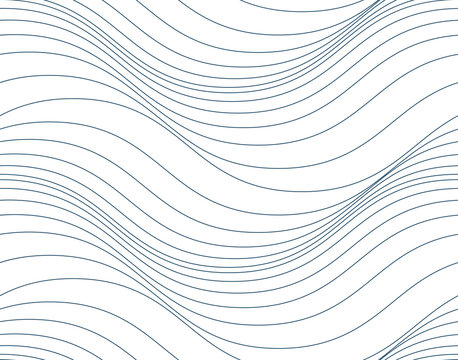 Vector ornamental continuous background made using undulate line